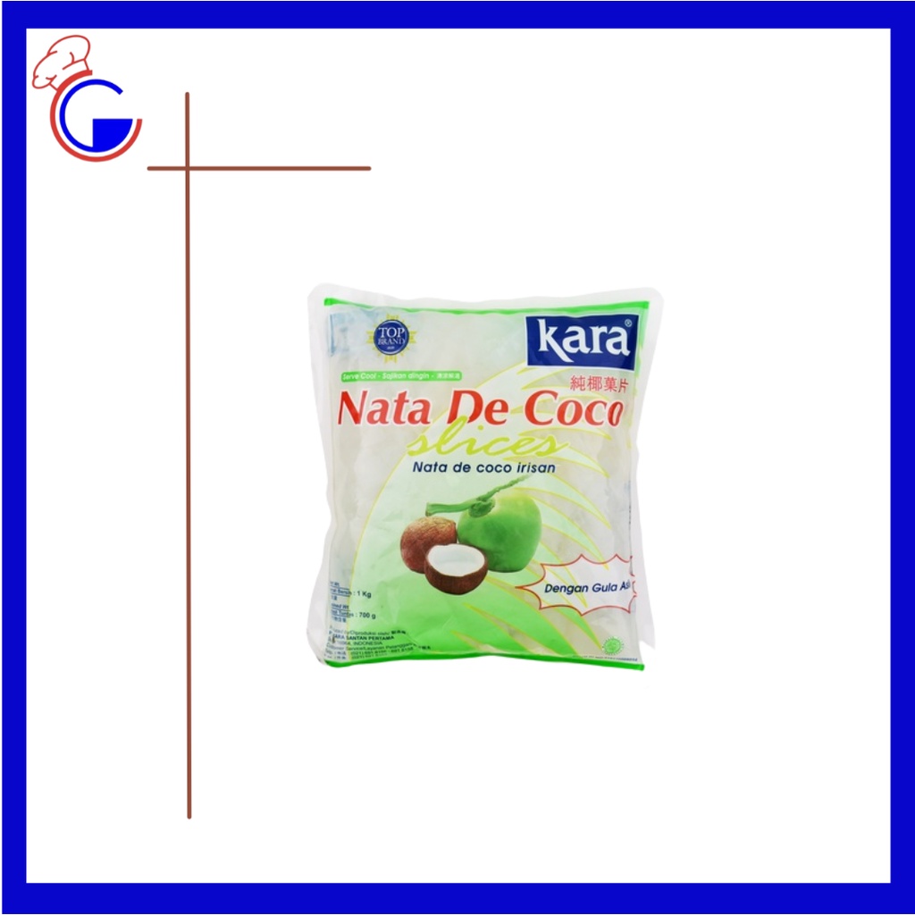 

Kara Nata De Coco Slices / Topping Minuman 1Kg