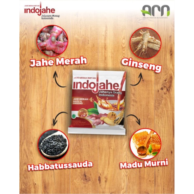 

Indojahe Wedang Jahe Merah Instan