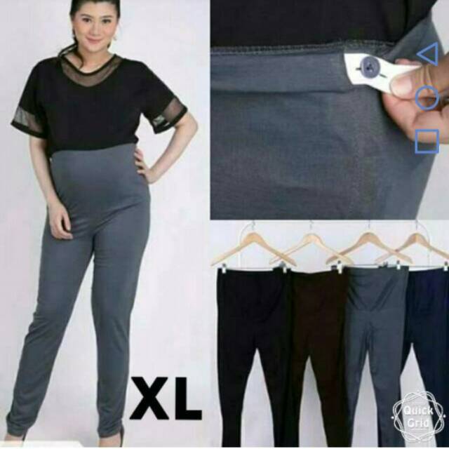 BA35 Legging hamil kaos XL dan Jumbo