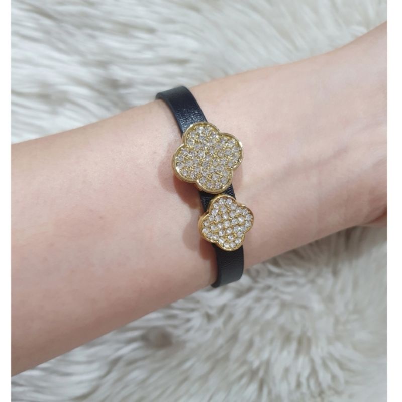 Gelang kulit branded band Premium Quality Anti karat Gelang tangan kulit import /gelang Tangan Wanita branded Band bahan kulit G0122