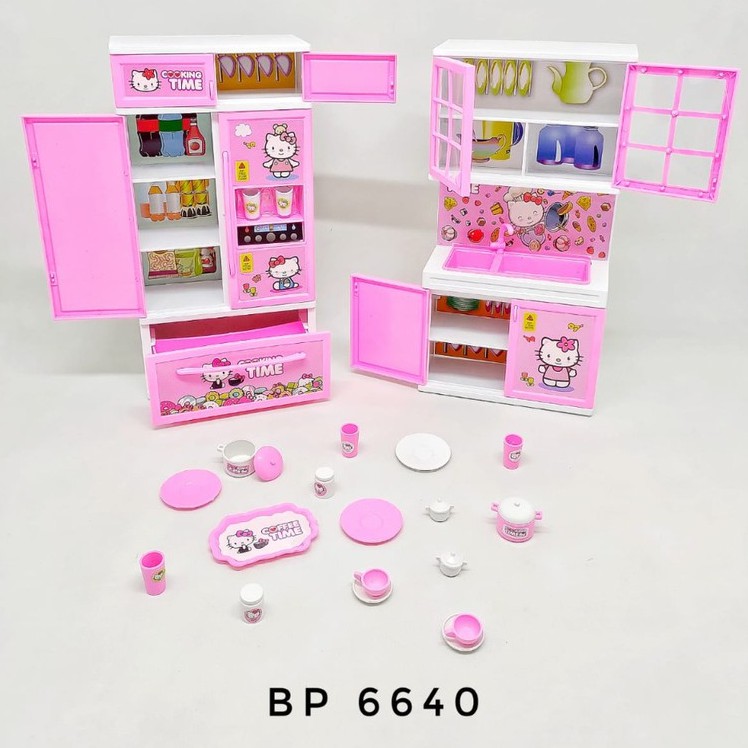 Mainan Anak Perempuan Happy Kitchen Set / Mainan Masak Masakan Mini