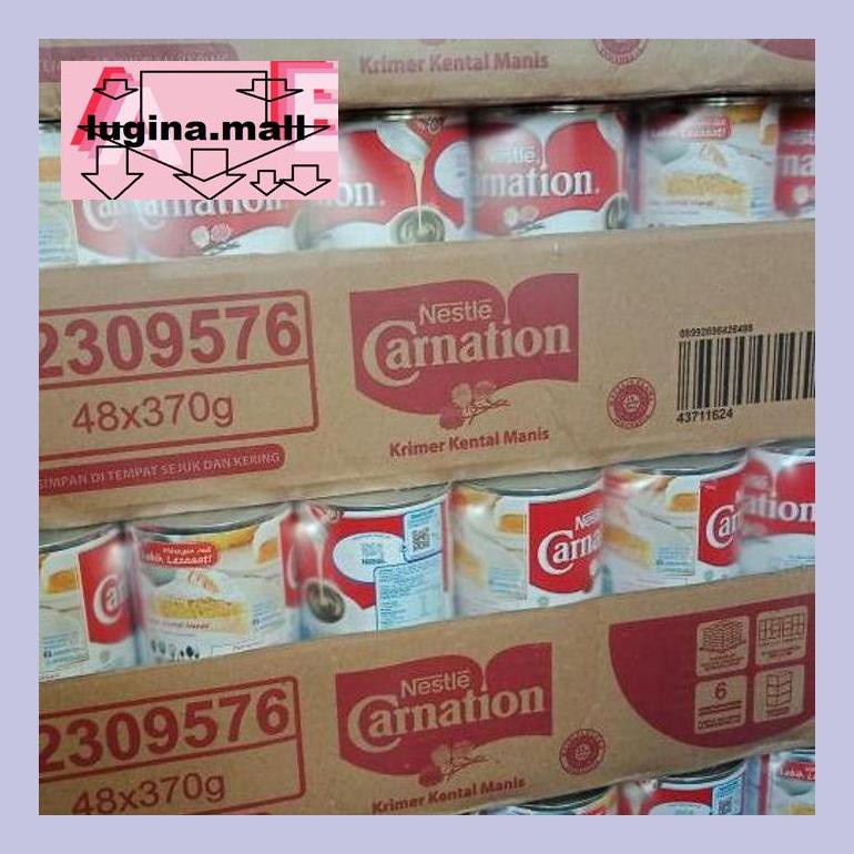 

Lugeypsum Susu Nestle Carnation -Susu Kental Manis 370 Grm, 1 Dus Isi 48 Kaleng S30Luu