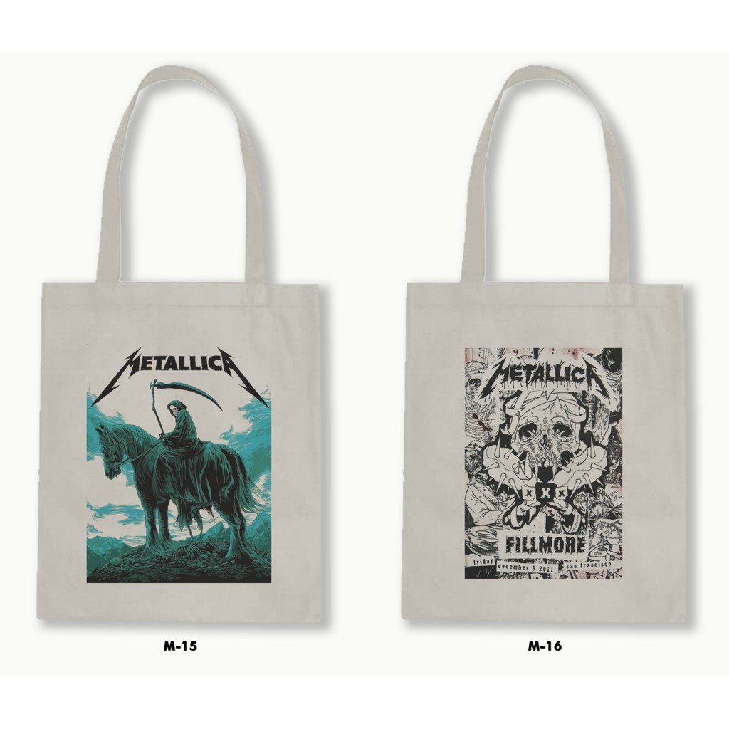 TOTE BAG BLACU - METALLICA .01