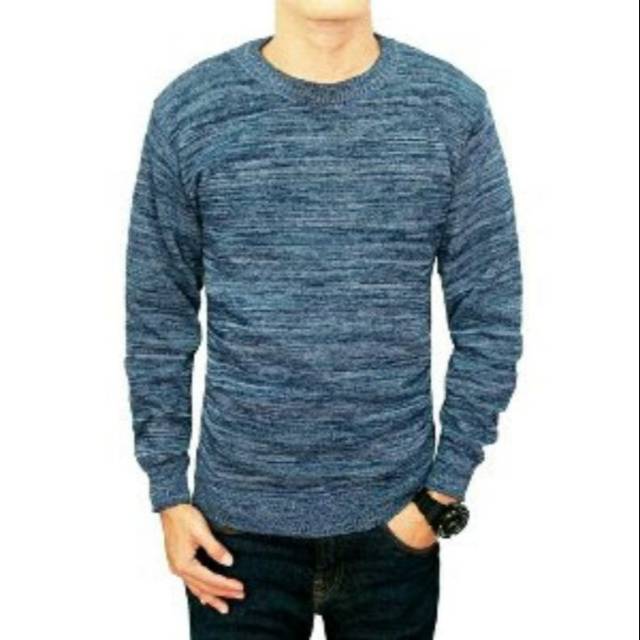 SWEATER PRIA Rajut  TWIST TWOTONE PREMIUM TEBAL