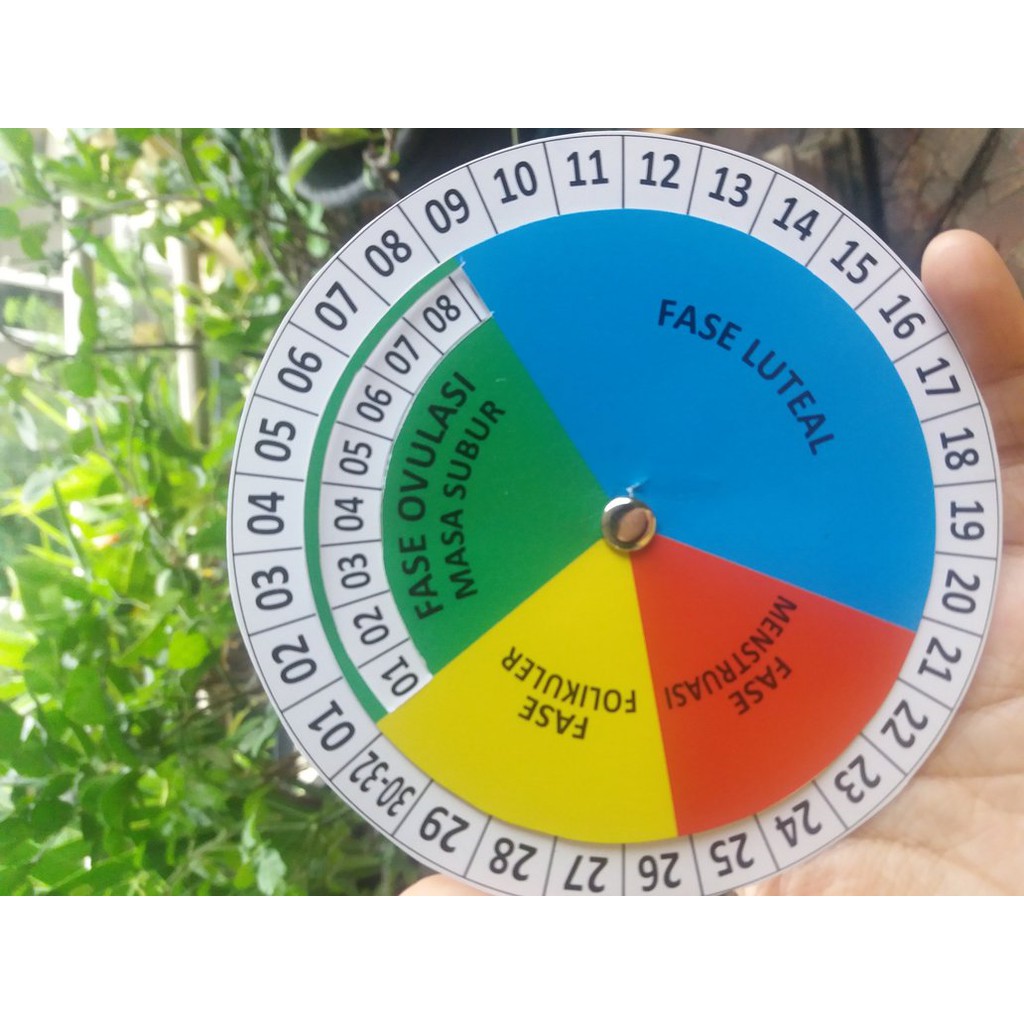 

cakram kalender perhitungan masa subur ovulasi ovutest wanita