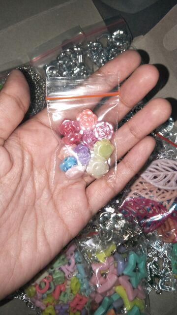 Bahan Craft Bunga Mawar Glossy Kecil - Mba-05