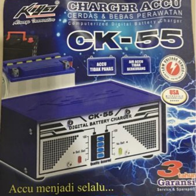 Charger Aki Walet Otomatis merk Kiya CK-55/ampli walet