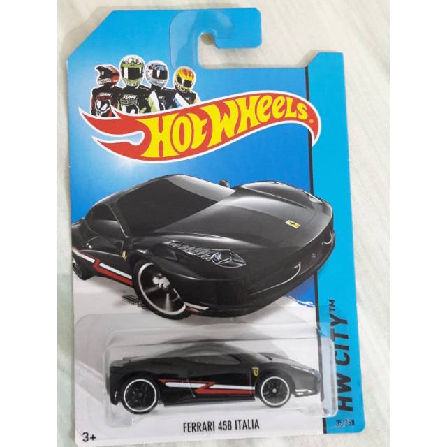 Hotwheels Ferrari 458 Italia Black