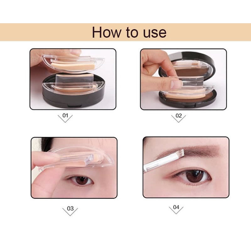 EYEBROW STAMP STEMPEL CETAKAN ALIS INSTAN STAMPEL EYE BROW INSTANT PENSIL STAMPLE MAKE UP MATA CEPAT 3 DETIK SELESAI MAKEUP ALIS ALIS BUBUK CAP TAHAN AIR BUBUK RIAS PROFESIONAL ALAMI KOSMETIK TAHAN LAMA U145