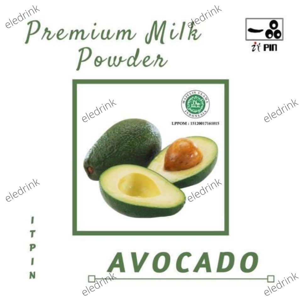 

ITPIN 1kg Premium Milk Powder Avocado | Rasa Alpukat