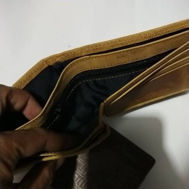 Dompet kulit asli pria lipat  HD 045