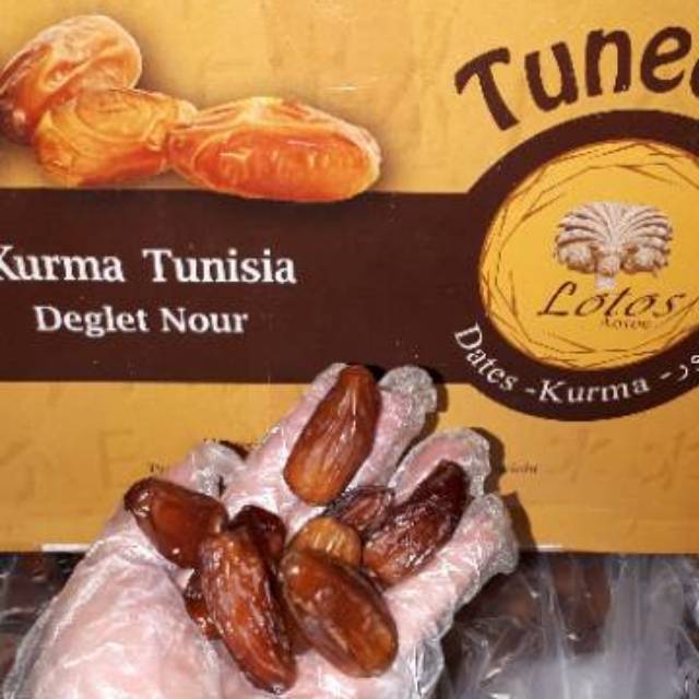 1 dus Kurma Tunisia Deglet Nour isi 5 kg merk Tuneese