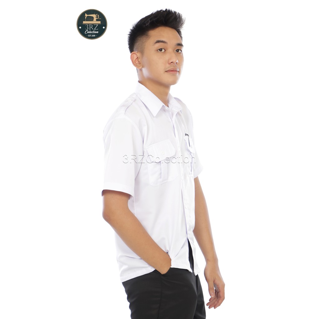 Kemeja Putih Baju pdh Pegawai Negeri sipil Atasan Pns Baju atasan putih pria lengan Pendek murah