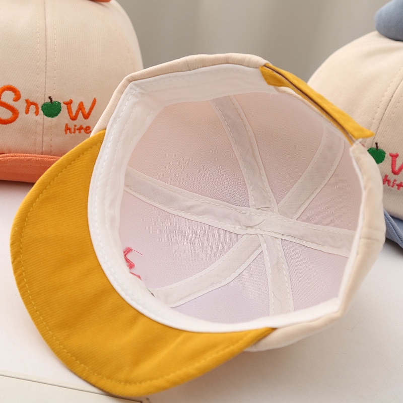 8 bulan - 2 tahun Topi Baseball Anak Perempuan Import Snow White