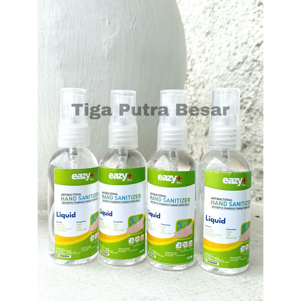 HAND SANITIZER SPRAY EAZY PLUS 60 ML LEMBUT DITANGAN