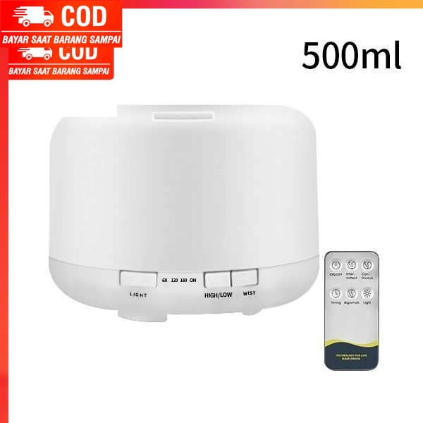 (1005 BARANG ORI) Himist Air Humidifier Aromatherapy 7 Color 500 ml Remote Control A770