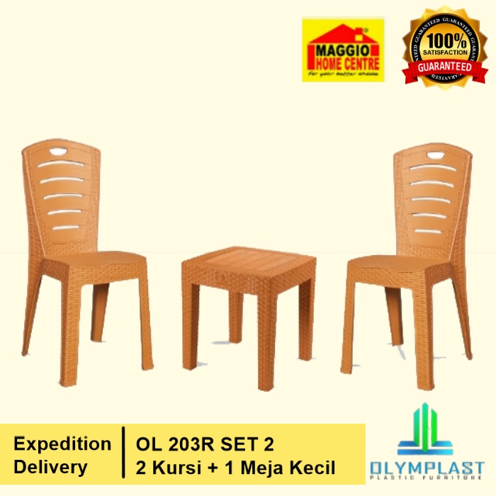 KURSI TERAS PLASTIK - KURSI PLASTIK TERAS - OL 203R - OLYMPLAST