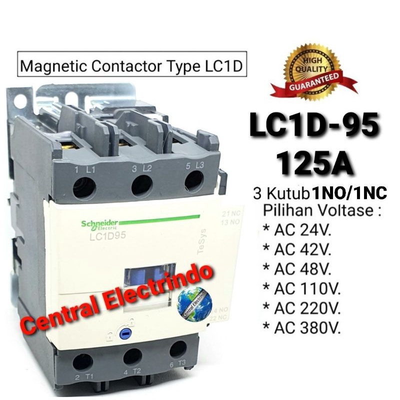 Magnetic Contactor LC1D-95M7 AC 220V