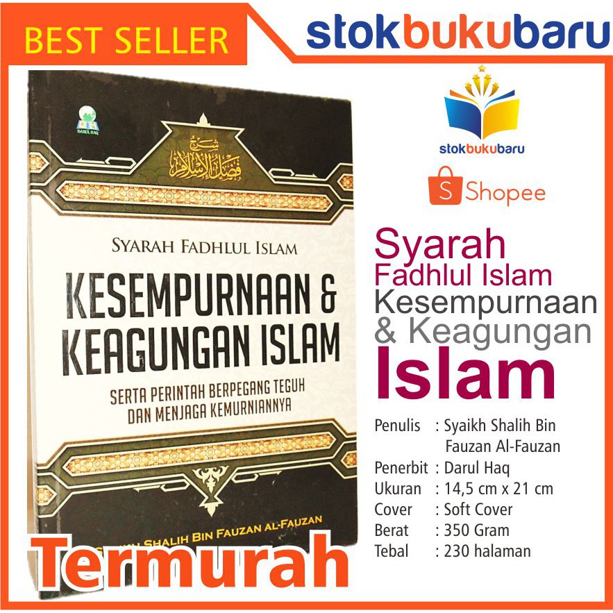 Buku Syarah Fadhlul Islam Kesempurnaan & Keagungan Islam