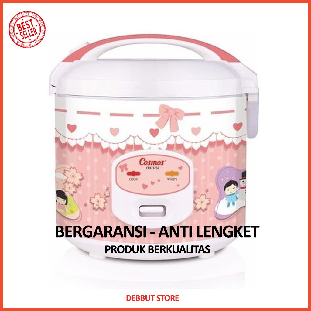 PENANAK NASI PEMANAS MULTIFUNGSI COSMOS MAGIC COM RICE COOKER ALAT MASAK PENGHANGAT MAKANAN RICE COO