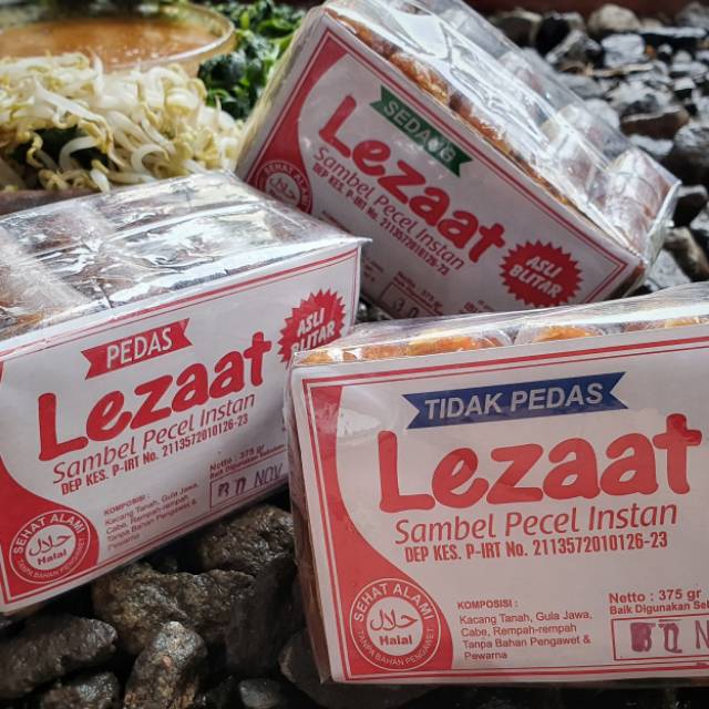 

Sambel Pecel Instan Lezaat - 375gr - Pedas