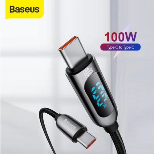 Baseus Display Fast Charging Data Cable Type-C to Type-C 100W