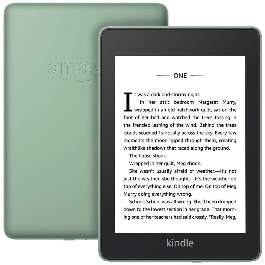 Amazon Kindle Paperwhite 10th Gen 32GB Ads Sage eBook Reader Waterproof Garansi 1 Tahun