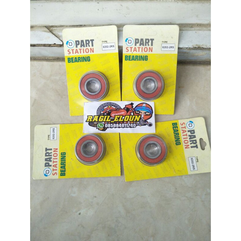 bearing klaher 14mm 6202 part station pnp honda vb gl mp tiger velg Rcb v rossi depan