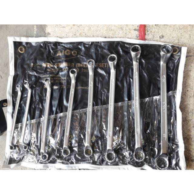 kunci ring set 75 derajat aigo