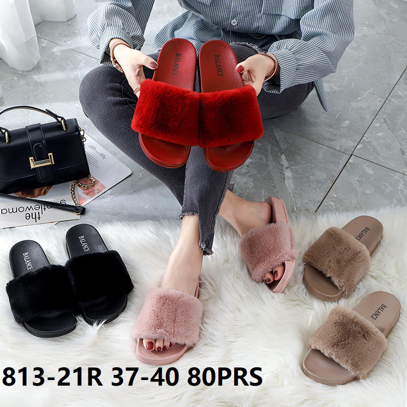 Balance 813 Sandal Jelly Bulu Korea