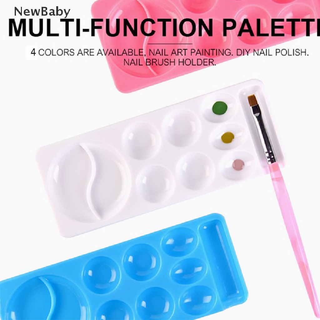 Palet Piring Campur Warna Kutek Untuk Nail Art