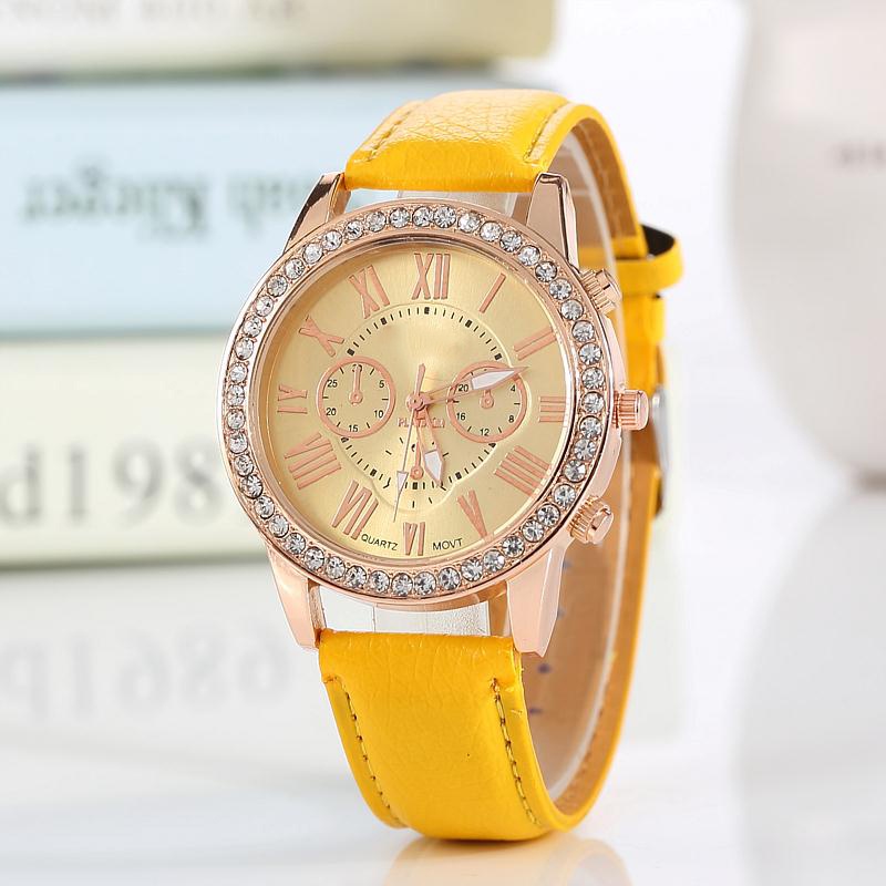 OSM JKT J393 Jam Tangan / Analog Quartz / Jam Tangan Cewek / Watch / Aksesoris Wanita-Kuning