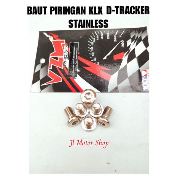 BAUT DISC PIRINGAN CAKRAM KLX D-TRACKER DTRACKER 150 DEPAN BELAKANG - BAUT PIRINGAN CAKRAM KLX D-TRACKER DTRACKER 150 DEPAN BELAKANG - BAUT DISC KLX D-TRACKER 150