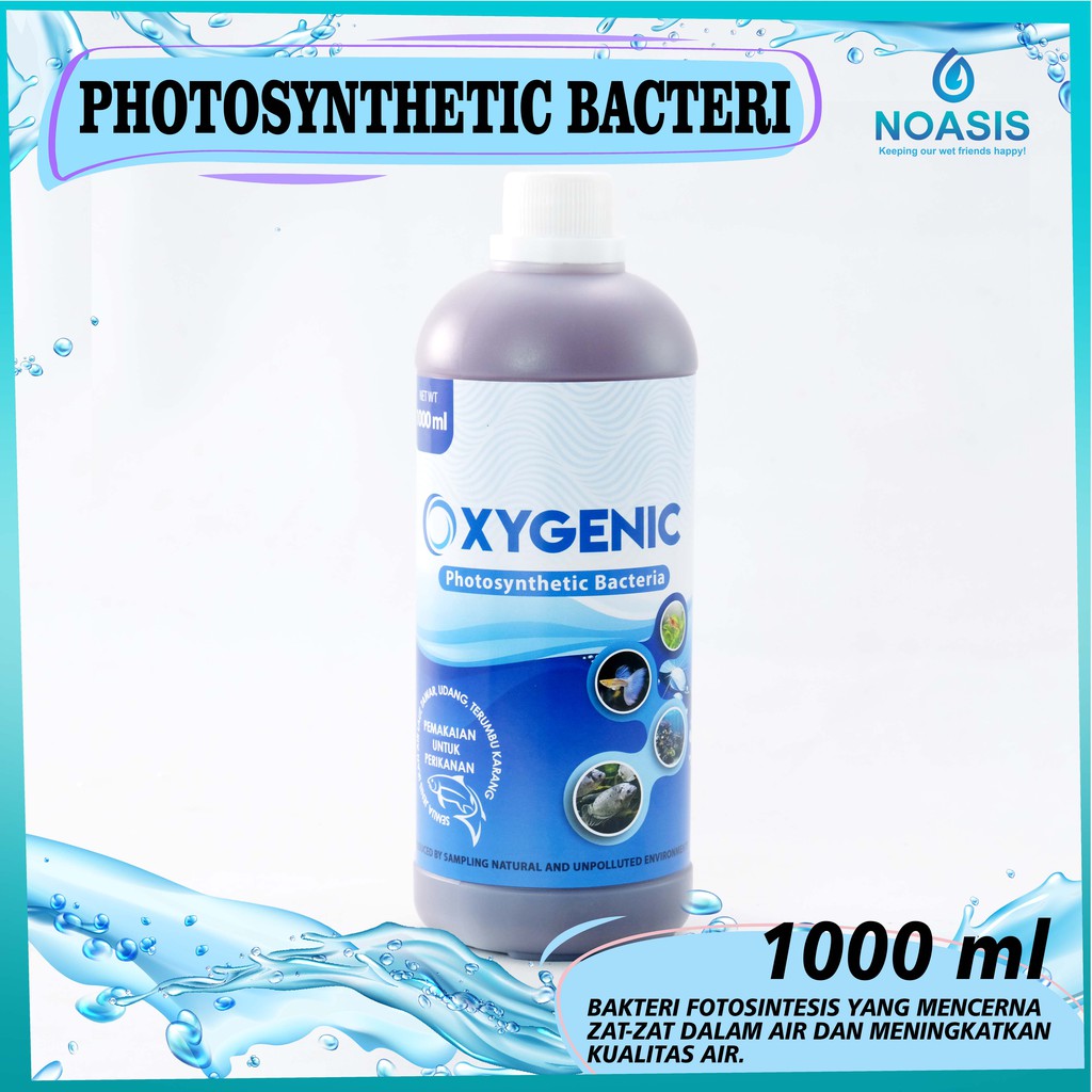 OXYGENIC 1 LITER PROBIOTIK BAKTERI STARTER KOLAM AKUARIUM AQUASCAPE 1L