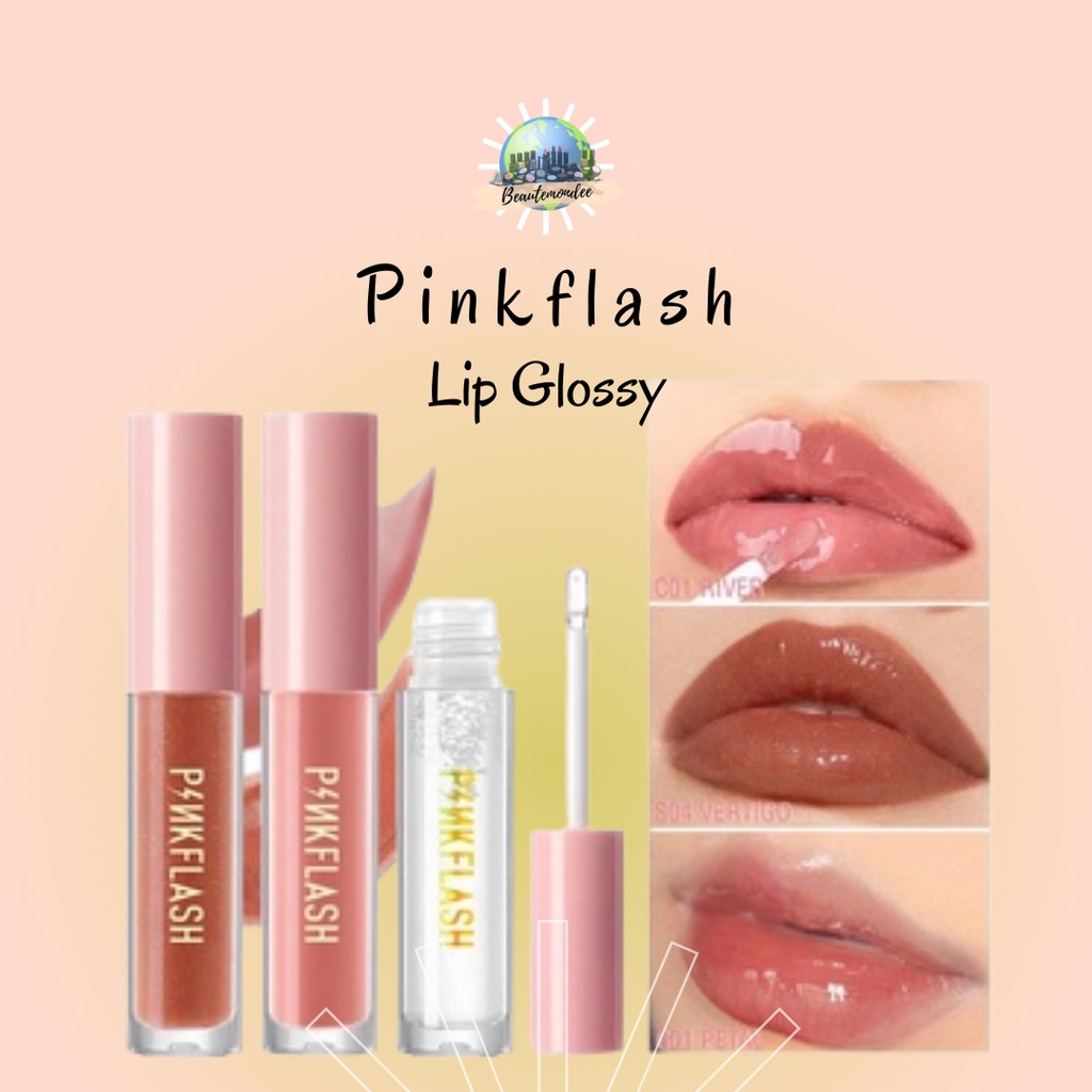 PINKFLASH Lasting Glossy Lip Gloss OhMyGloss BPOM