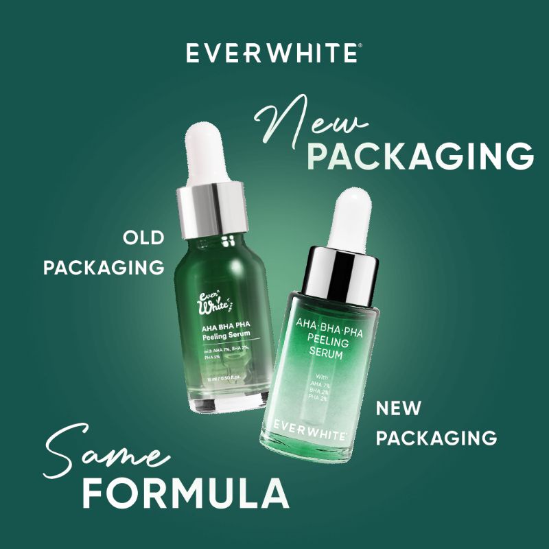 Everwhite AHA BHA PHA Peeling Serum (Membersihkan Pori-Pori wajah)