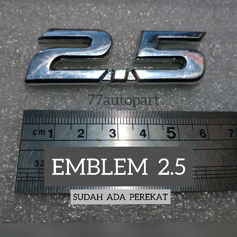 Emblem 2.5 chrome