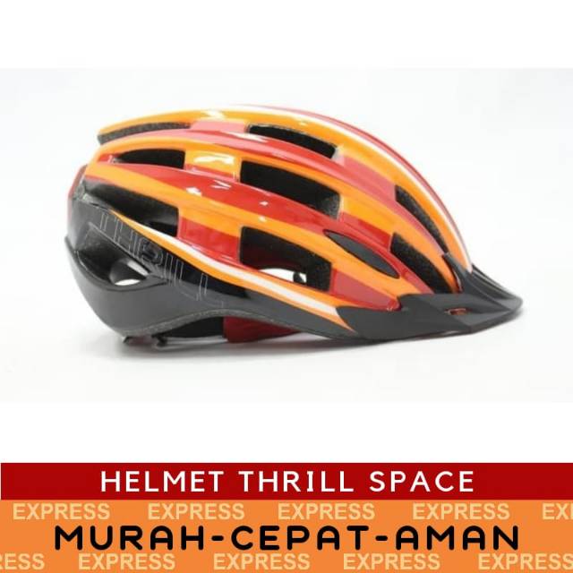 HELMET THRILL SPACE BEST QUALITY HELM SEPEDA GOWES