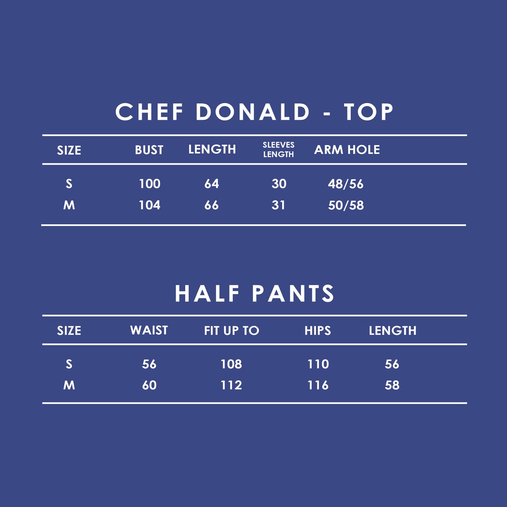 Cielyn X Never To Old - Chef Donald O-Neck Piyama Wanita Dewasa Set