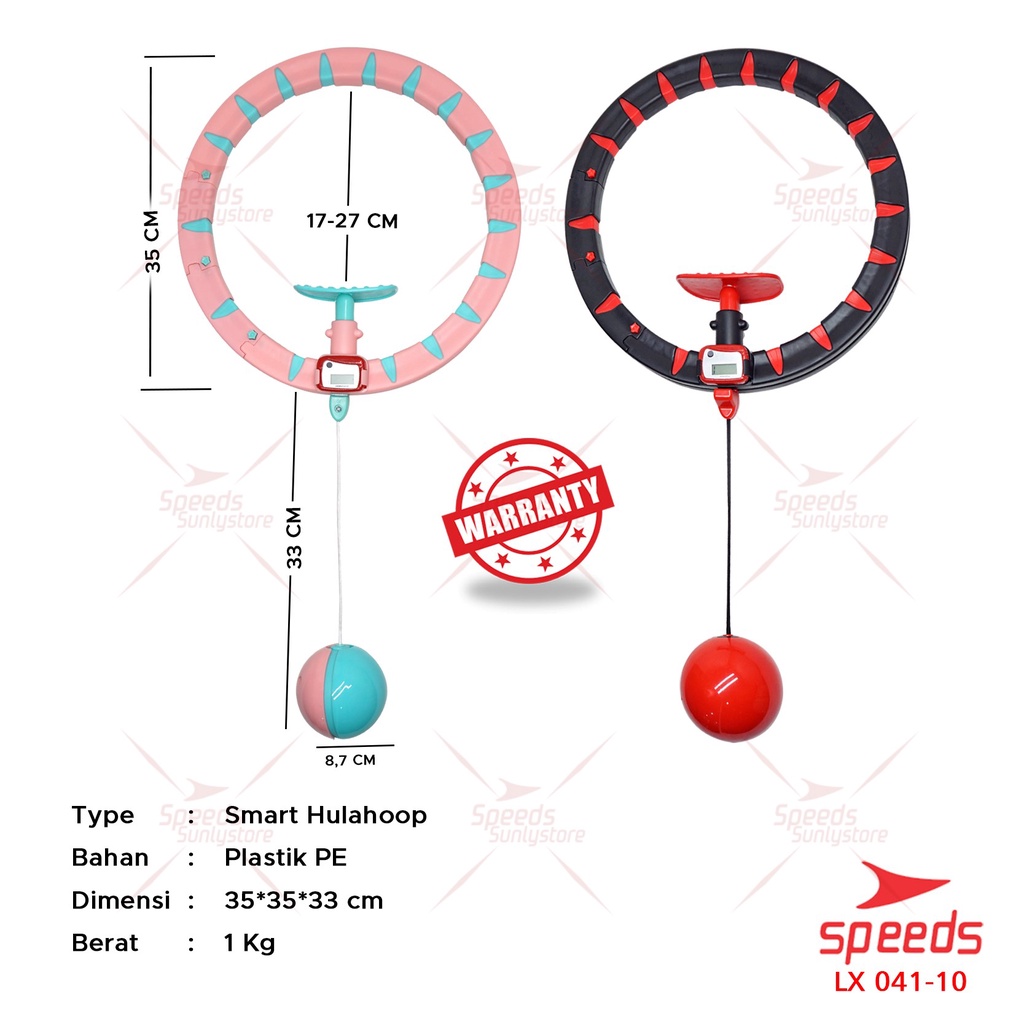 SPEEDS Hula Hoop Ring - Hula hop - Hulla Hoop - Hulla Hop - Smart Hola Holla Dancing 041-10-1