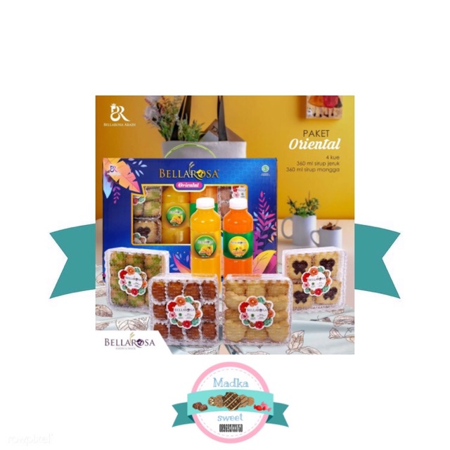 

MADKASWEET - Paket Kue Kering Bellarosa ORIENTAL