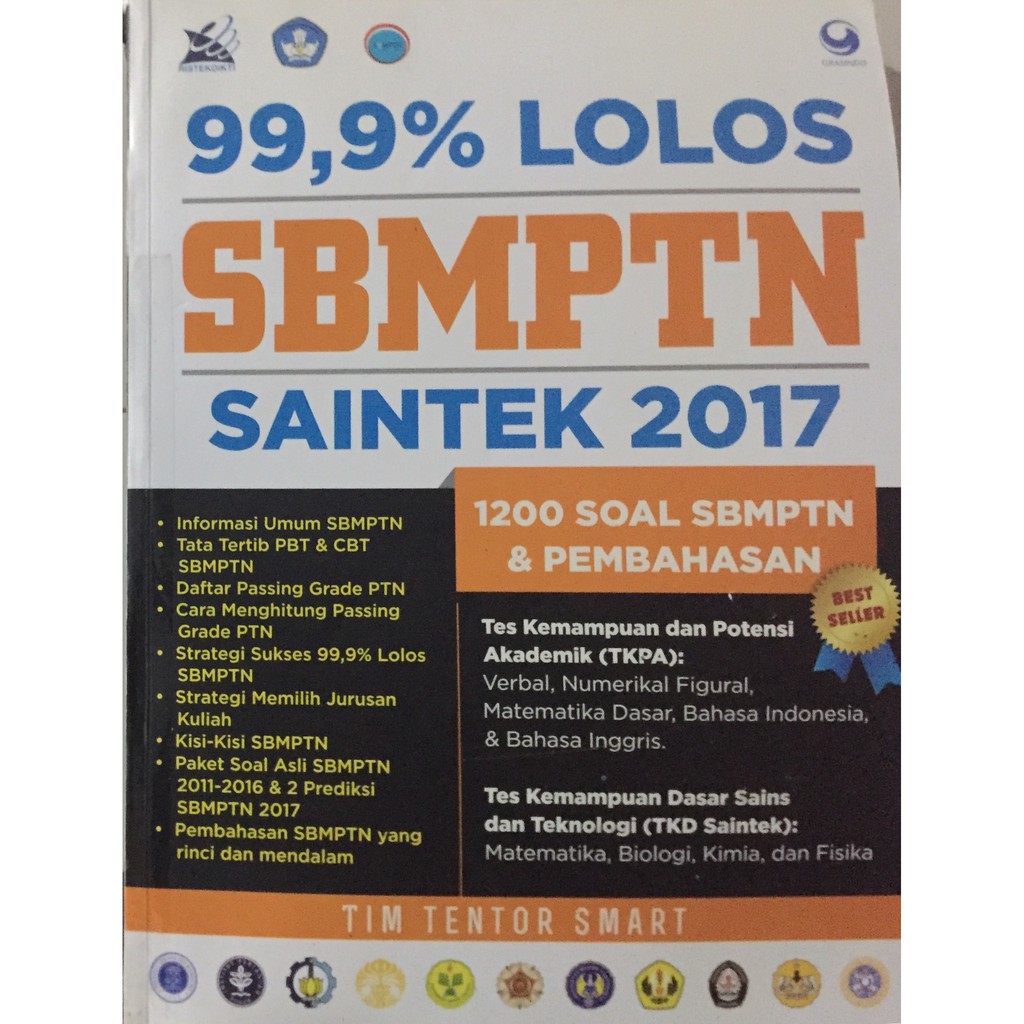 BUKU 99,9% LOLOS SBMPTN SAINTEK 2017