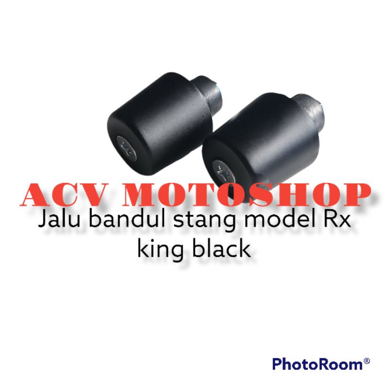 Jalu balancer stang model Rx king hitam besi almunium black series