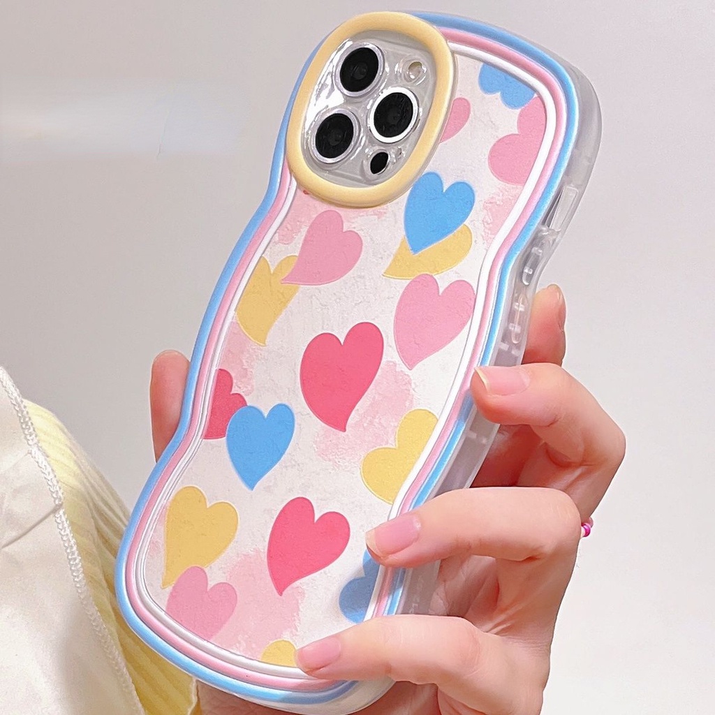 Case Motif Graffiti Hati Untuk iphone 12 13 11 Pro Max X Xs Max Xr Dij2