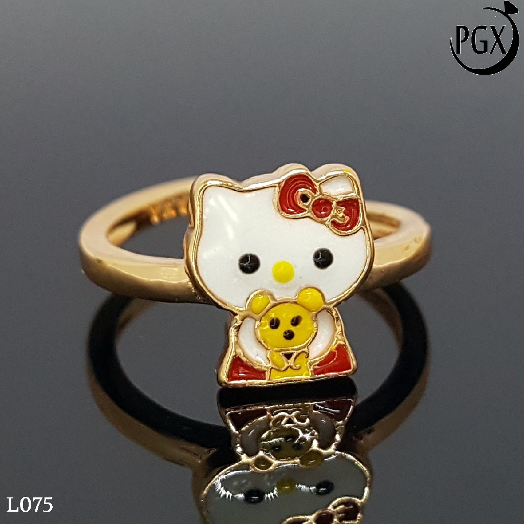 PGX Cincin Anak Xuping Aksesoris Perhiasan Lapis Emas Premium - L075