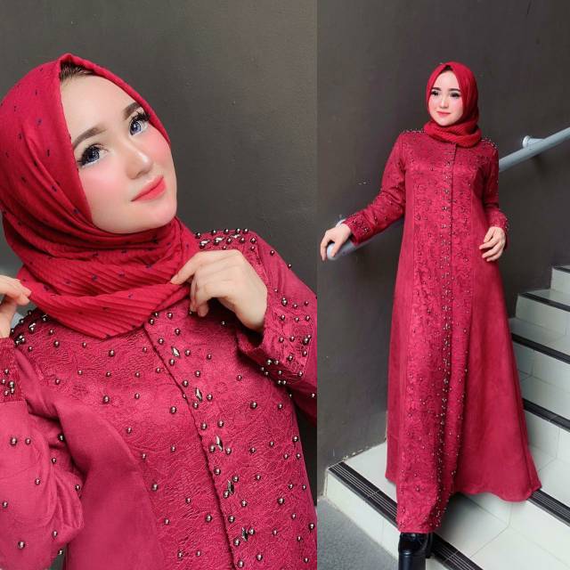 Gamis suede import cina original by shellasaukia