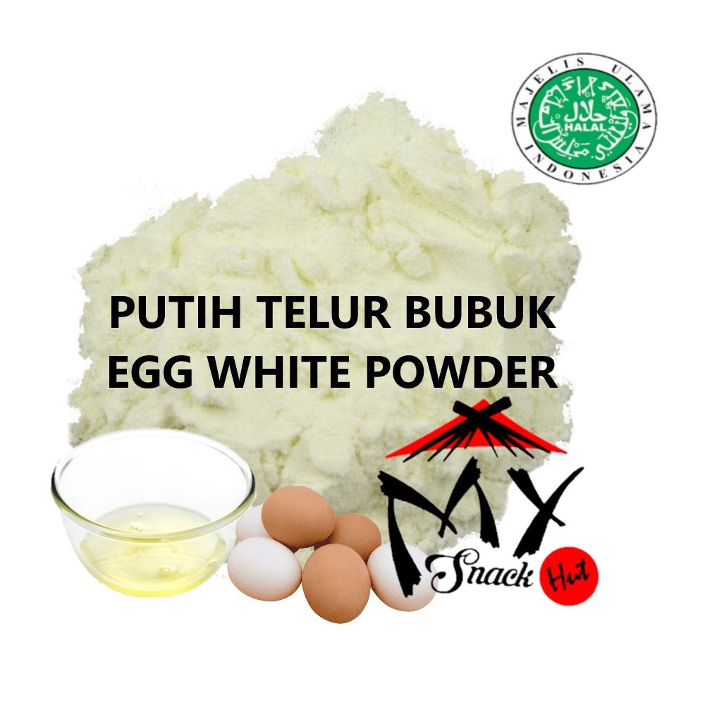 OVOBEL EGG WHITE POWDER 50GR - PUTIH TELUR BUBUK TEPUNG TELOR ALBUMIN MERINGUE MACAROON MASKER HALAL