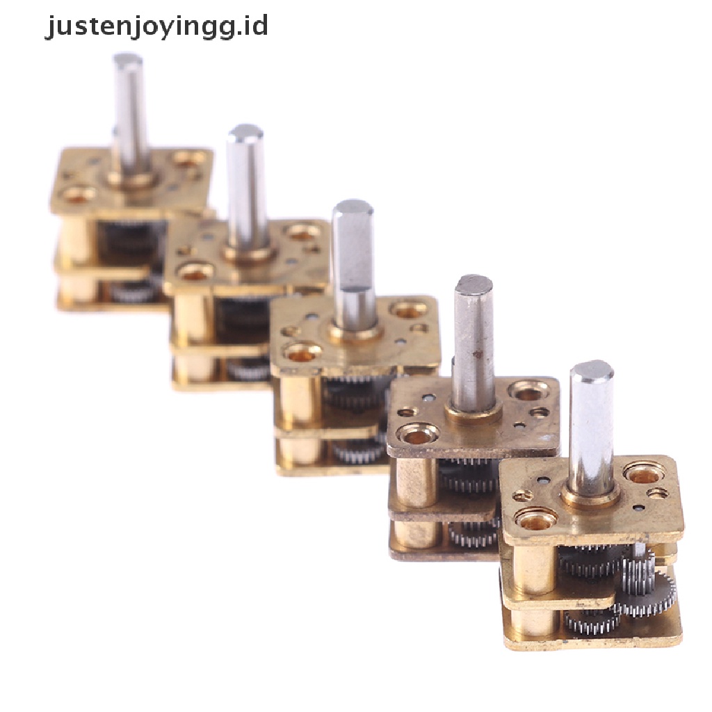 Justenjoyingg.id / 5pcs gearbox Pengurang Tekanan N20 Bahan metal DIY N20