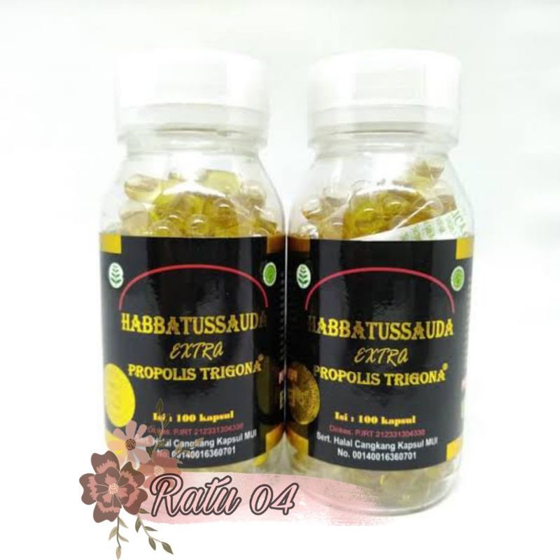 Habbatussauda Extra Propolis Trigona UMS isi 100 Kapsul | Habbatusauda UMS