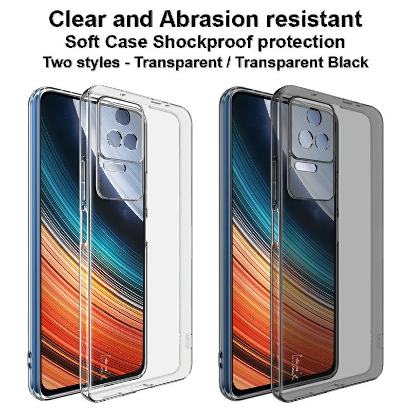 IMAK Case Xiaomi Poco F4 5G Transparan Softcase UX-5